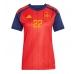Spagna Pau Cubarsi #22 Prima Maglia Femmina Mondiali 2026 Manica Corta